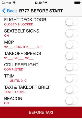 B777 Checklist screenshot 3