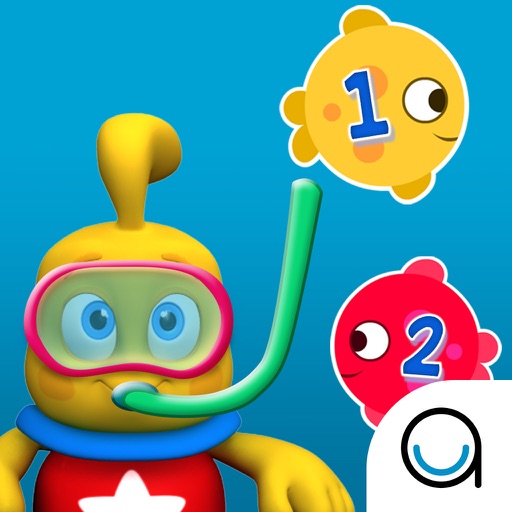 Learn to Count 1234 with Fishes - Numbers Counting & Quantity Match Math Puzzle : IQ for  toddler & kids of Montessori, Preschool & Kindergarten icon