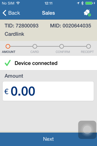 mPOS Paycenter screenshot 2