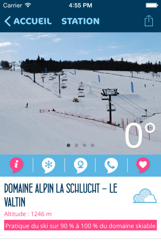 Vosges Neige - Bulletin d’enneigement et météo des stations du massif des Vosges screenshot 2