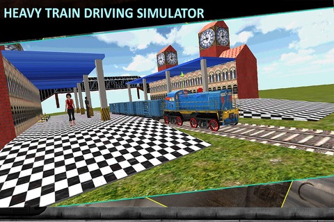 Heavy Train Driving Simulator - 3D Engine Parking screenshot 4