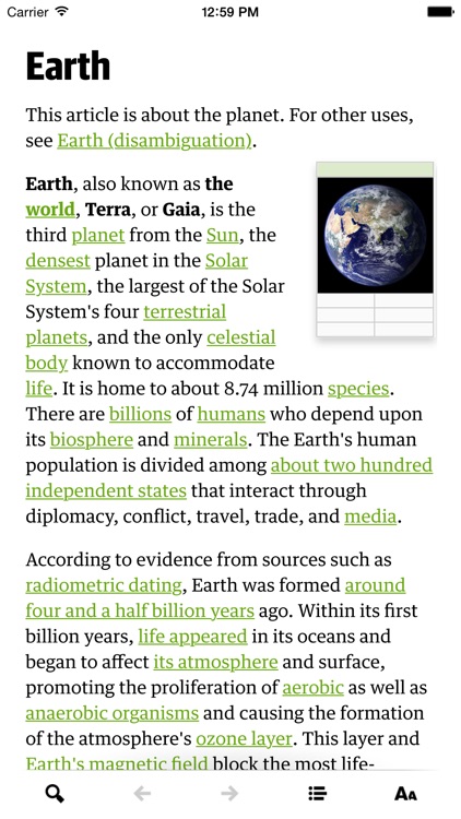 Wikiweb: Visual Wikipedia™ Reader screenshot-3