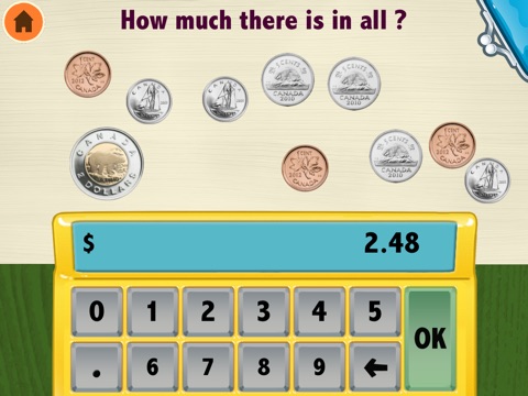 Moca Money(CAD): Coin Math for kids, educational learning games education screenshot 3