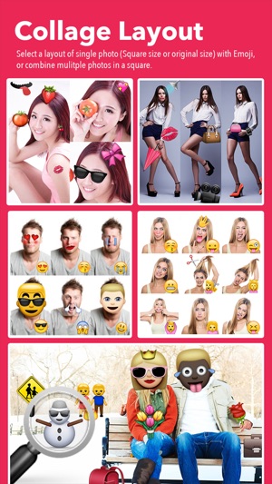 Emoji Selfie - 1000+ Emoticons & Face Makeup + Collage Maker(圖2)-速報App