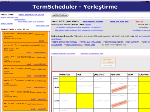 TermScheduler-M screenshot 4