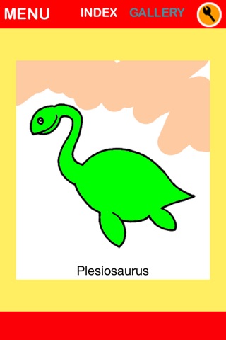 Dino Coloring for Kids Lite : iPhone edition screenshot 2