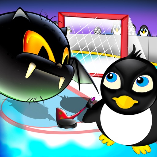 Penguins Ice Kingdom : Puffy Fluffy Air Hockey League - Premium icon