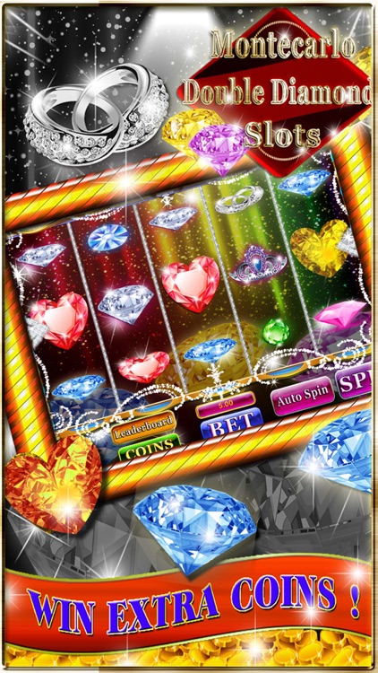 Monte Carlo Double Diamonds Slots FREE- Win Mega Bonus Game in screenshot-3