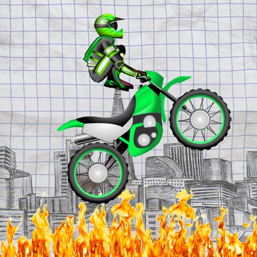 A Swing Cartoon Motocross Hero - Stickman Fall Bike Race