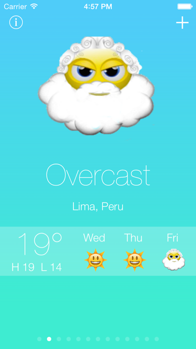 Emoji Weather - Fun emoji and emoticon weather reports and forecastのおすすめ画像2