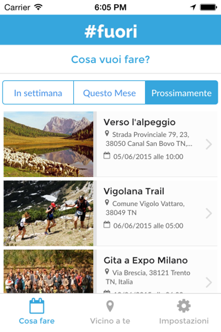 #fuori - Cosa vuoi fare oggi? screenshot 4