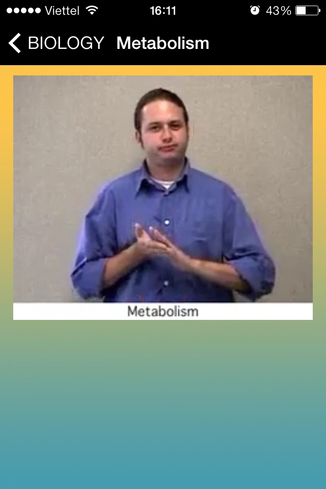 Sign Language for the Classroom: ASL library screenshot 2