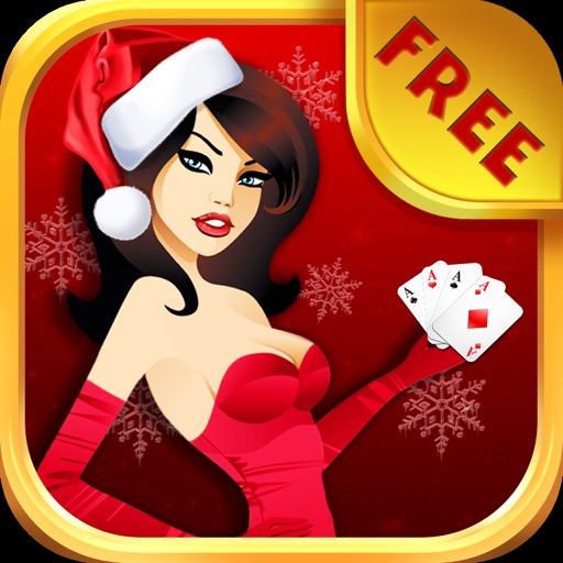 `Ace Christmas Table Poker : Mega Fun of  5 Card Poker Bet, Bluff or Fold iOS App