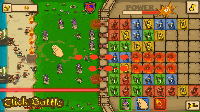 Click Battle Shooting Defense Christmas FREE Version