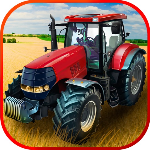 Farm Tractor - Harvest Day 3D Icon