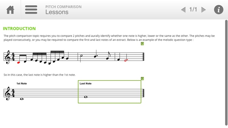 Auralia Pitch Comparison