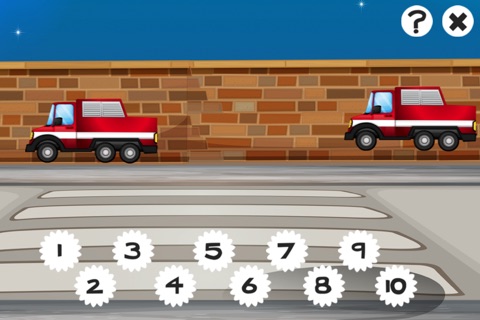 A Firefighter Counting Game for Children: Learning to count with firemen screenshot 3