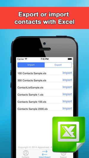 Contacts Backup - Data Export and Import(圖1)-速報App