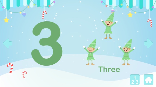 123: Christmas Games For Kids - Learn to Count(圖2)-速報App