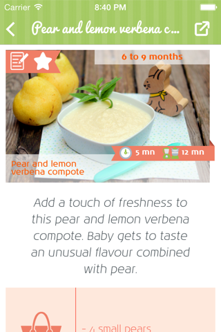 Cooking Babyfood screenshot 2