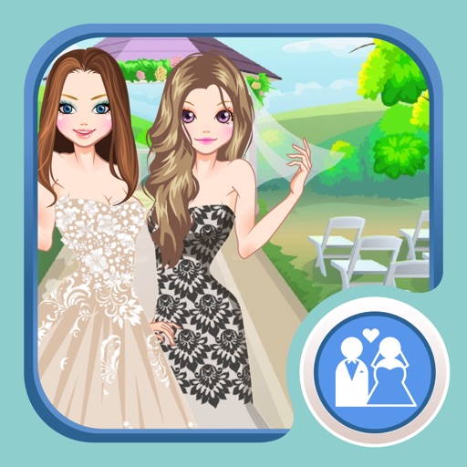 Wedding Dresses - Dress up and make up game for kids who love weddings and fashion Icon
