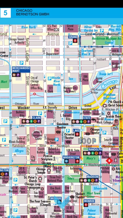 Chicago. City map