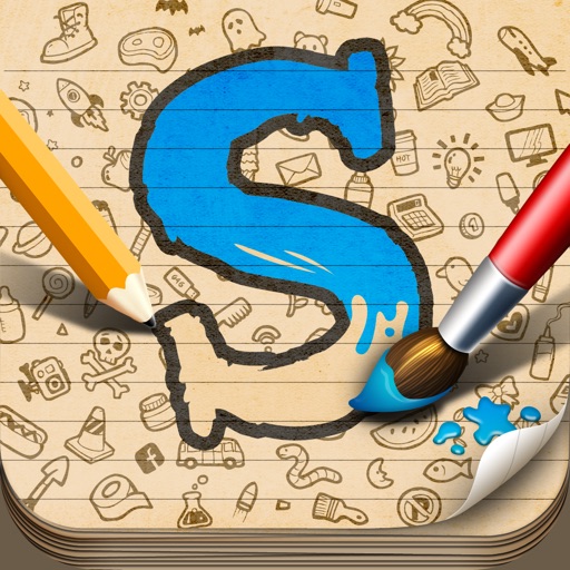 Sketch W Friends ~ Free Multiplayer Online and Guess Friends & Family Word Game for iPad by XLabz Technologies Ltd.