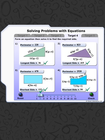 Maths Workout - Solving Equations 2 screenshot 4