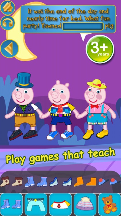 My Interactive Happy Little Pig Story Book Dress Up Time Game - Free App screenshot-4