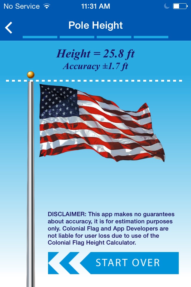 Flagpole Height Calculator screenshot 3