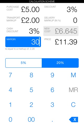 Kaufmann – calculations for retailers screenshot 2