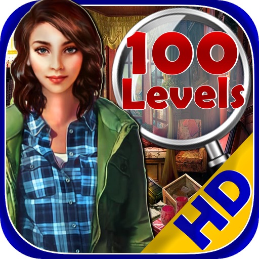 Hidden Objects 100 levels unlimited fun Icon