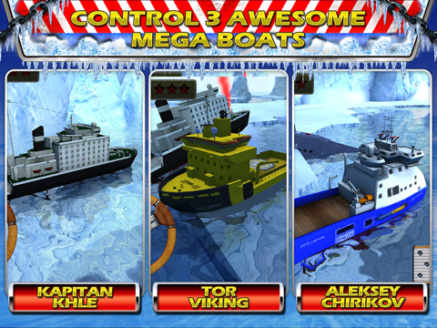 Ice-Breaker Boat Parking and Driving Ship Game of 3D Sea Rescue Missionsのおすすめ画像2
