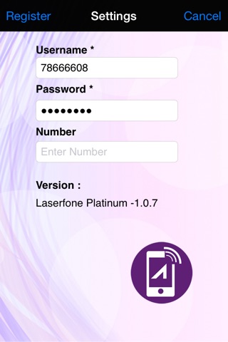 Laserfonedialer screenshot 2