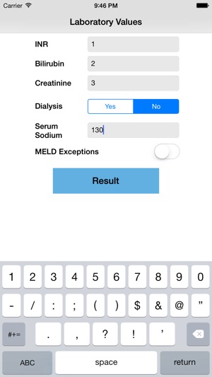 Model for End-Stage Liver Disease (MELD)