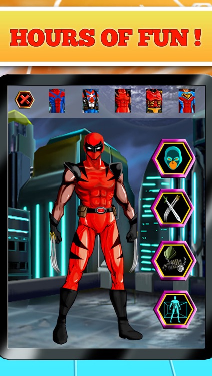 Create Your Own Superhero - Free Hero Character Costume Maker Dress Up Game