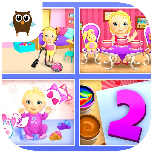 Sweet Baby Girl Dream House 2 Daycare, Cleanup and Playtime - Kids Game Icon
