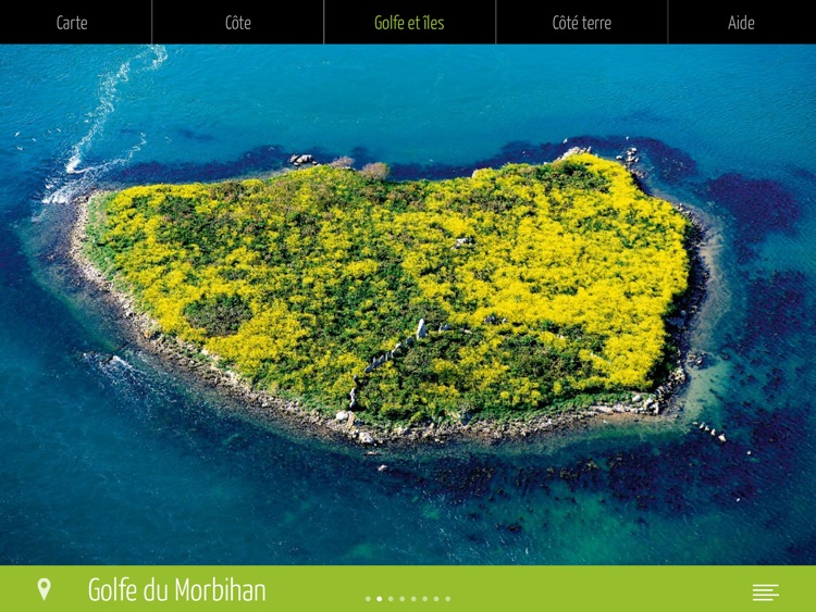 Le Morbihan vu du ciel