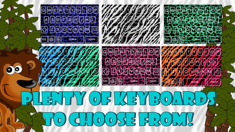 Animal Print Skins Custom Keyboard