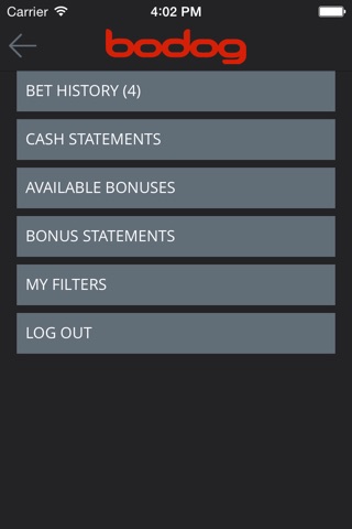 Bodog Bet Tracker screenshot 4