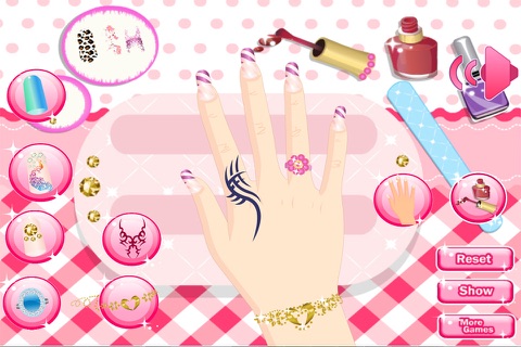 Beautiful Nails Salon - Girls Games screenshot 2