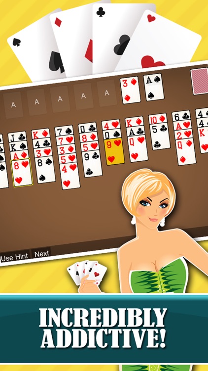 Forty Thieves Solitaire Free Card Game Classic Solitare Solo screenshot-3