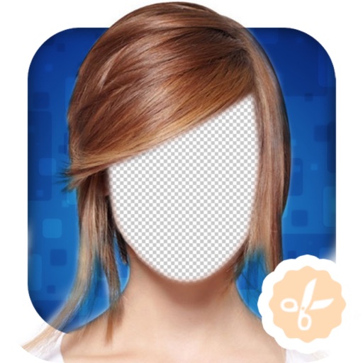 Salon Hairstyles Photo Montage for iPhone icon