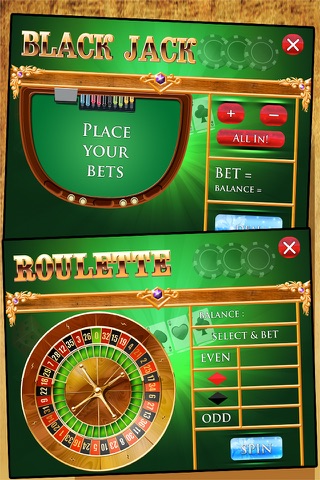 Ace Spartan Big Casino - Roulette & Blackjack Slot Wars Pro screenshot 4