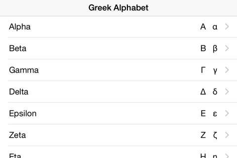The Greek Alphabet screenshot 3