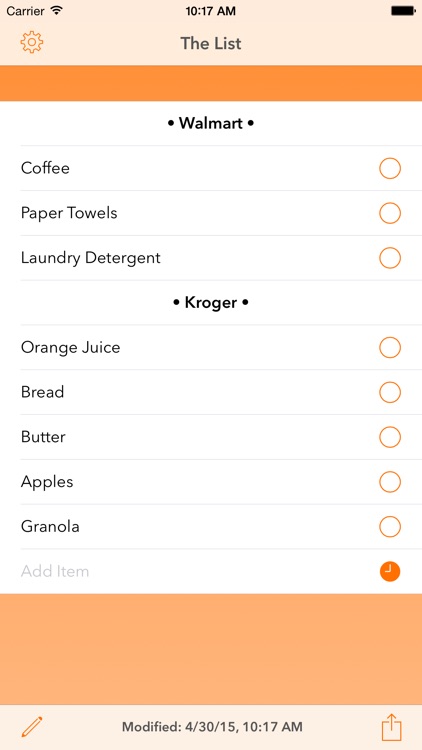 The List: Groceries Simplified screenshot-3