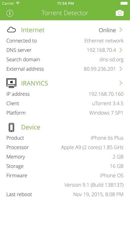 Torrent Detector