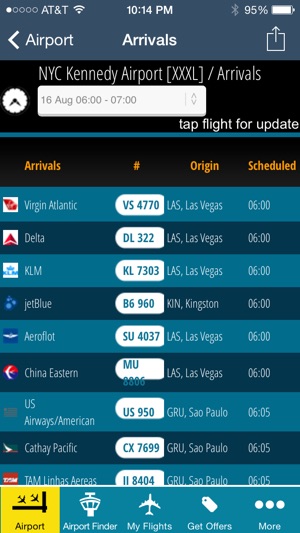 New York Kennedy Airport JFK- Flight Tracker(圖3)-速報App