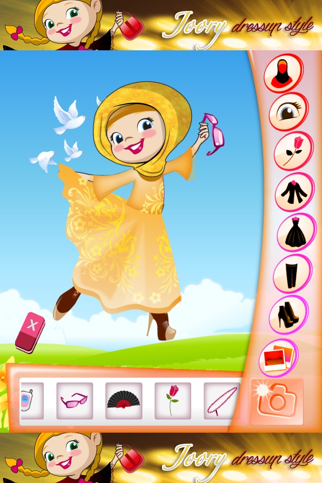 Joory Dress Up Style for girls  لعبة تلبيس العروسة جوري للبنات screenshot 2