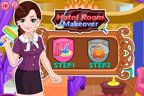 Hotel Room Makeover, Cleaning and Decorating game screenshot 4